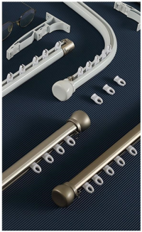 Bendable lower rail